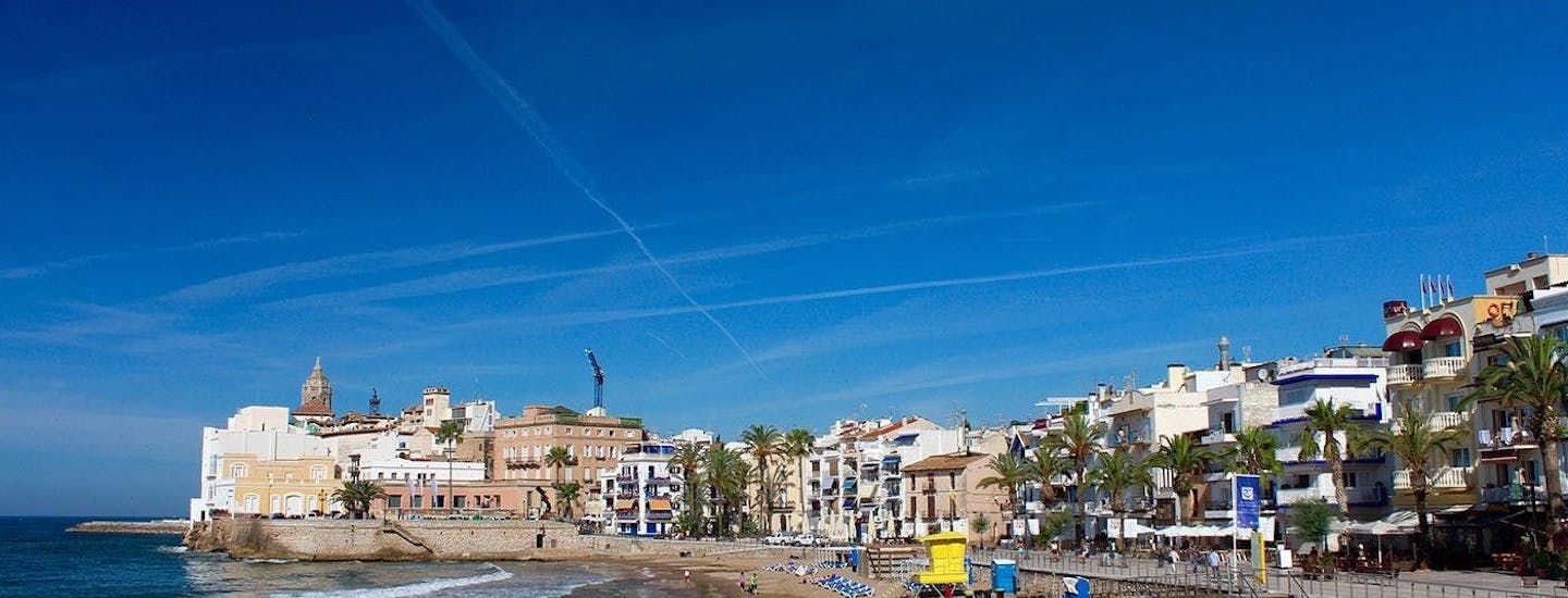 Hoteller i Sitges, Costa Dorada, Catalonien, Spanien